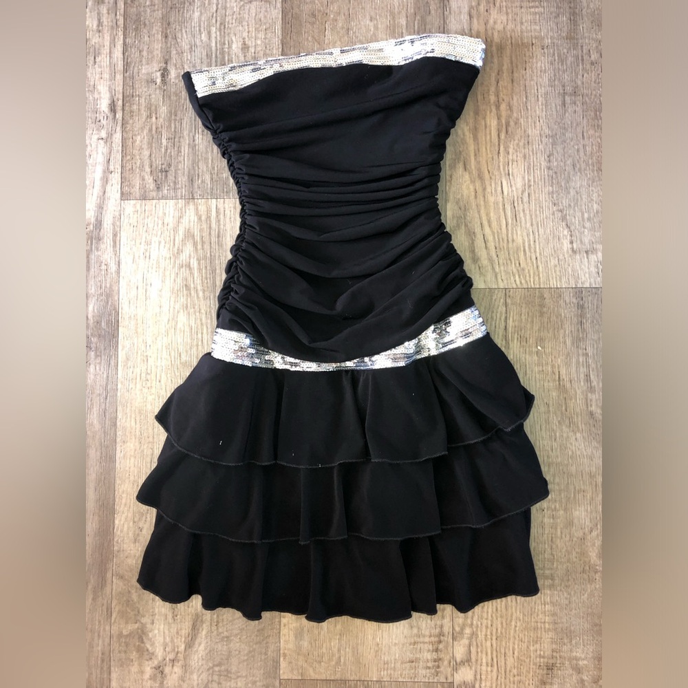 Strapless Black Dress